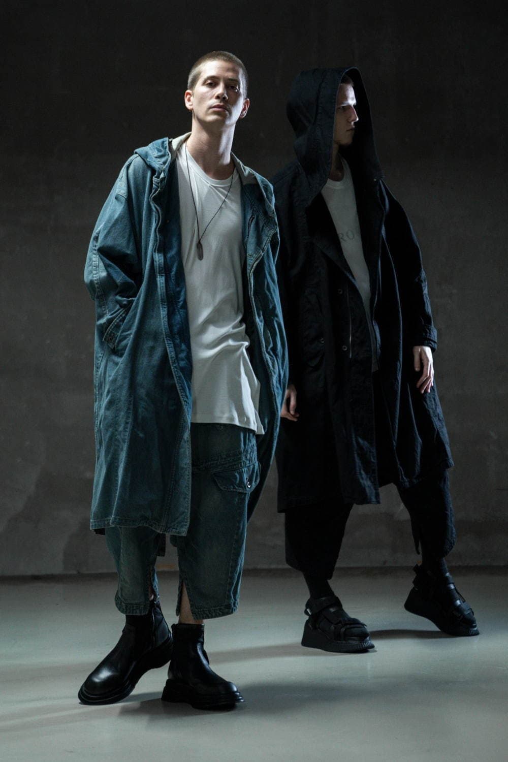 [1] 율리우스 x 이세탄 스페셜 에디션 데님 카고팬츠 상품이미지1