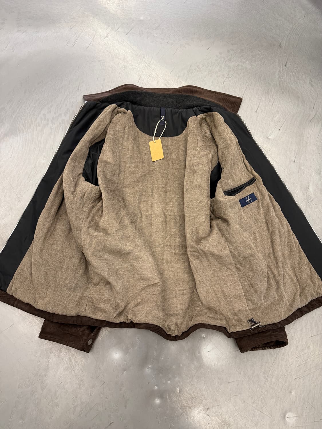 2000s ZEGNA SPORT CORDUROY 제냐스포츠 블루종자켓 상품이미지3