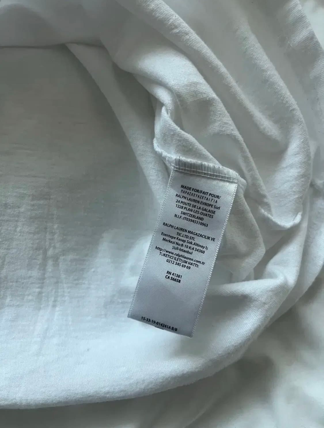 폴로 랄프로렌 정품 화이트 롱슬리브 티셔츠 상품이미지4