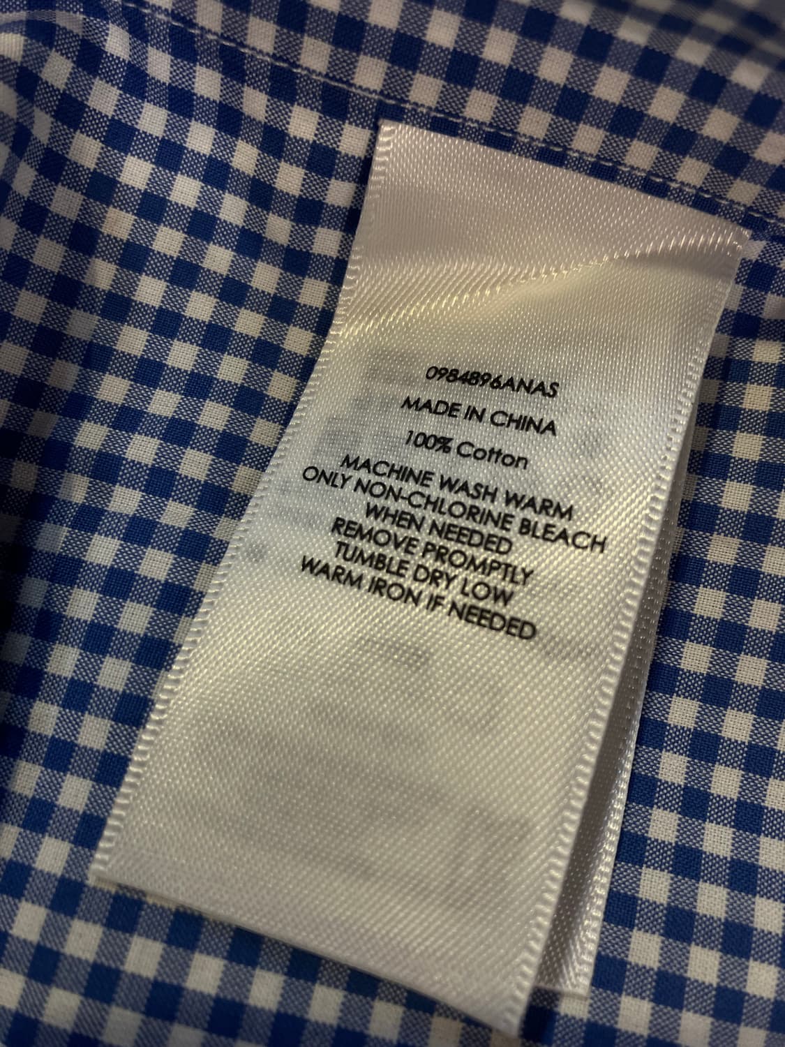 폴로 랄프로렌 체크 셔츠 블루 #csz1894  상품이미지6