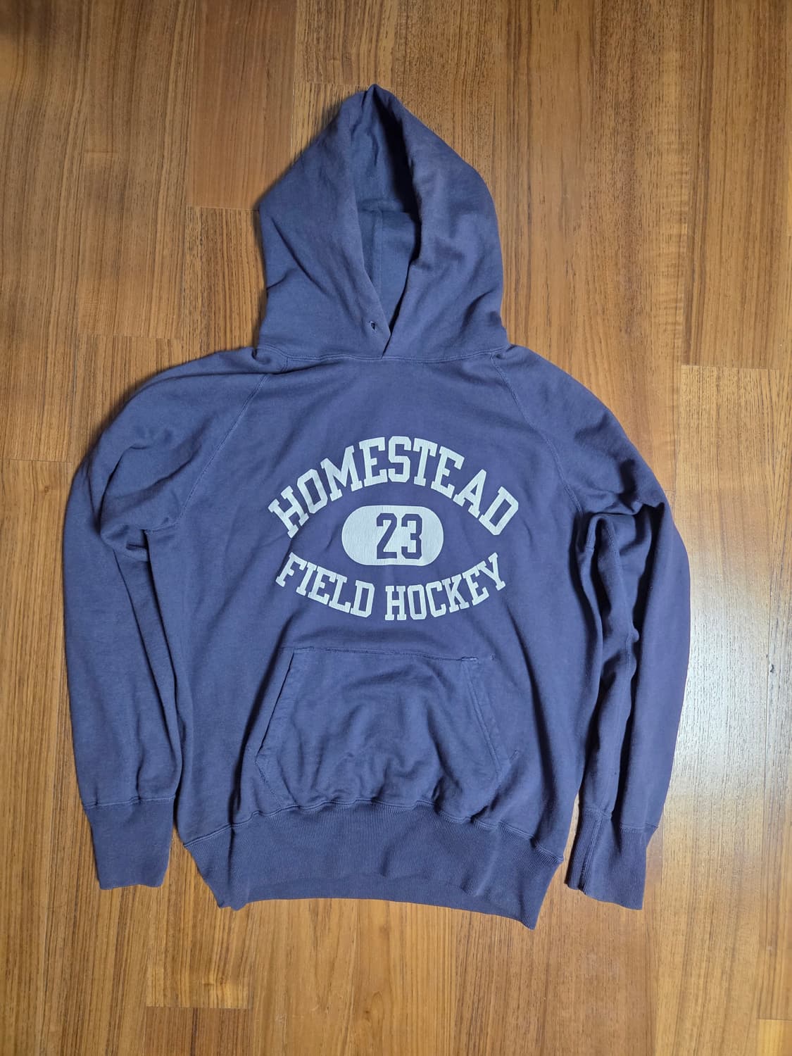 웨어하우스 빈티지 가공 HOMESTEAD 후드티 퍼플 상품이미지1