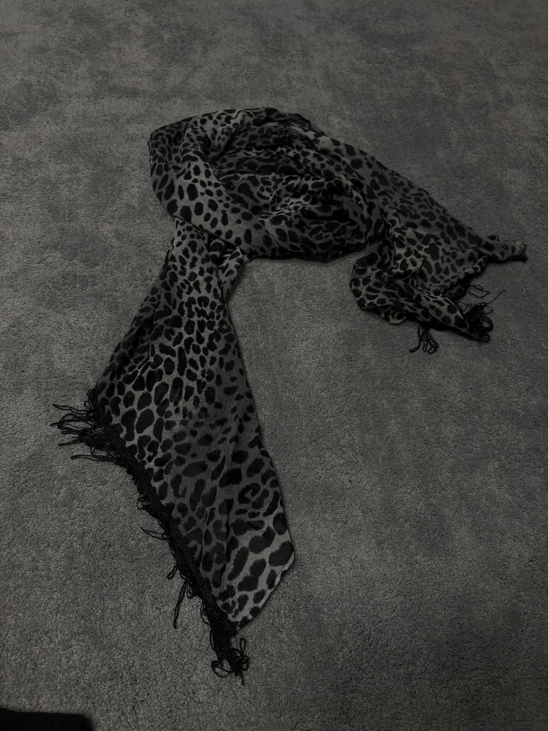 Vintage v-kei gothic punk scarf 상품이미지3