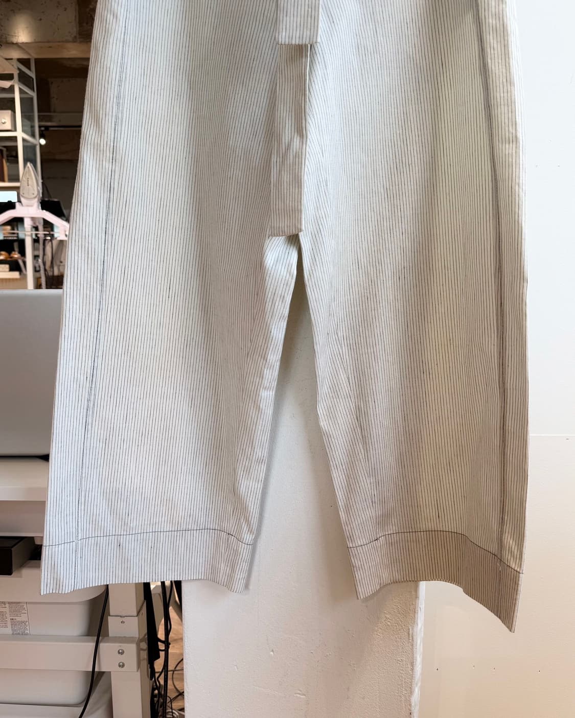 텔라 아이보리 스트라이프 벨티드 팬츠 상품이미지4