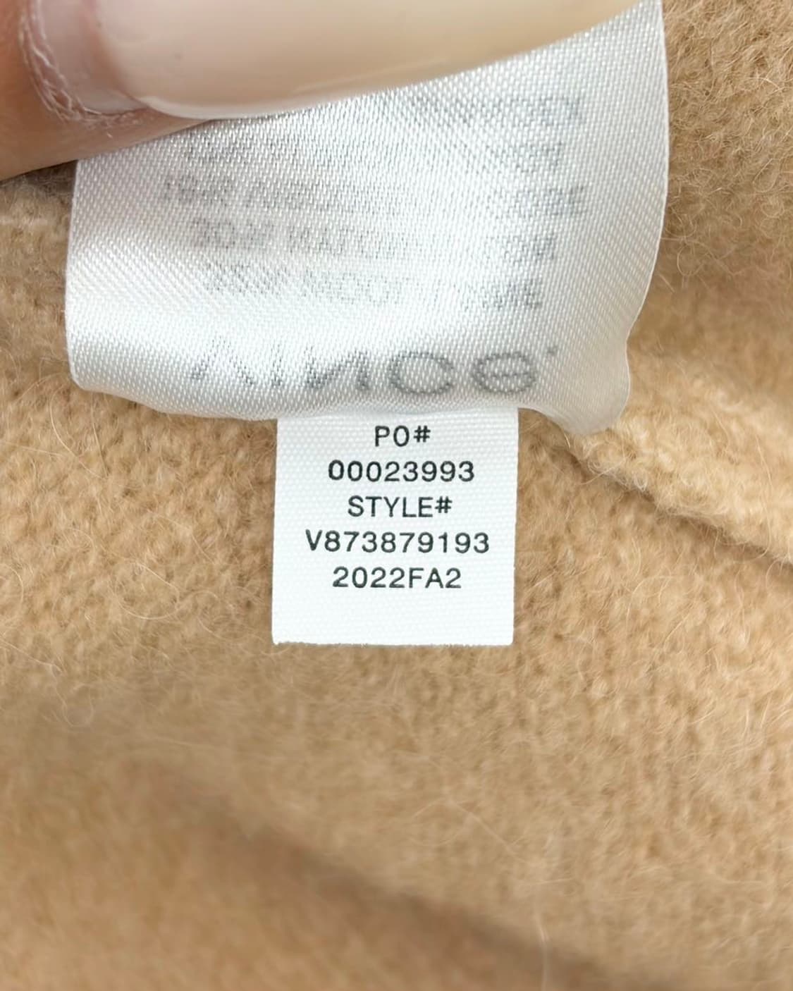 빈스 베이지 슬리브리스 크루넥 니트 원피스  상품이미지9