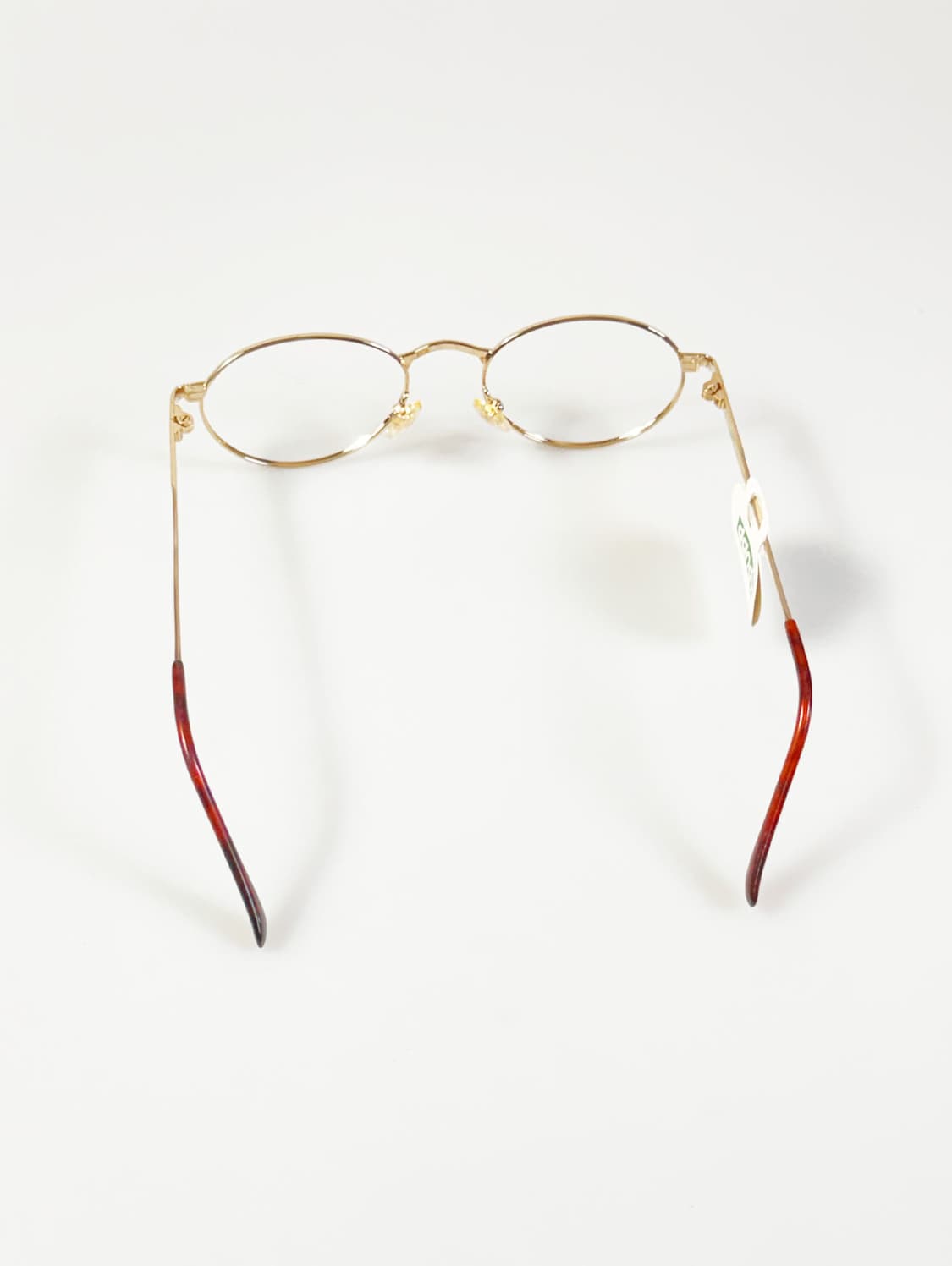90s DANDY 골드 슬림 오벌 메탈 프레임 빈티지 안경 상품이미지5