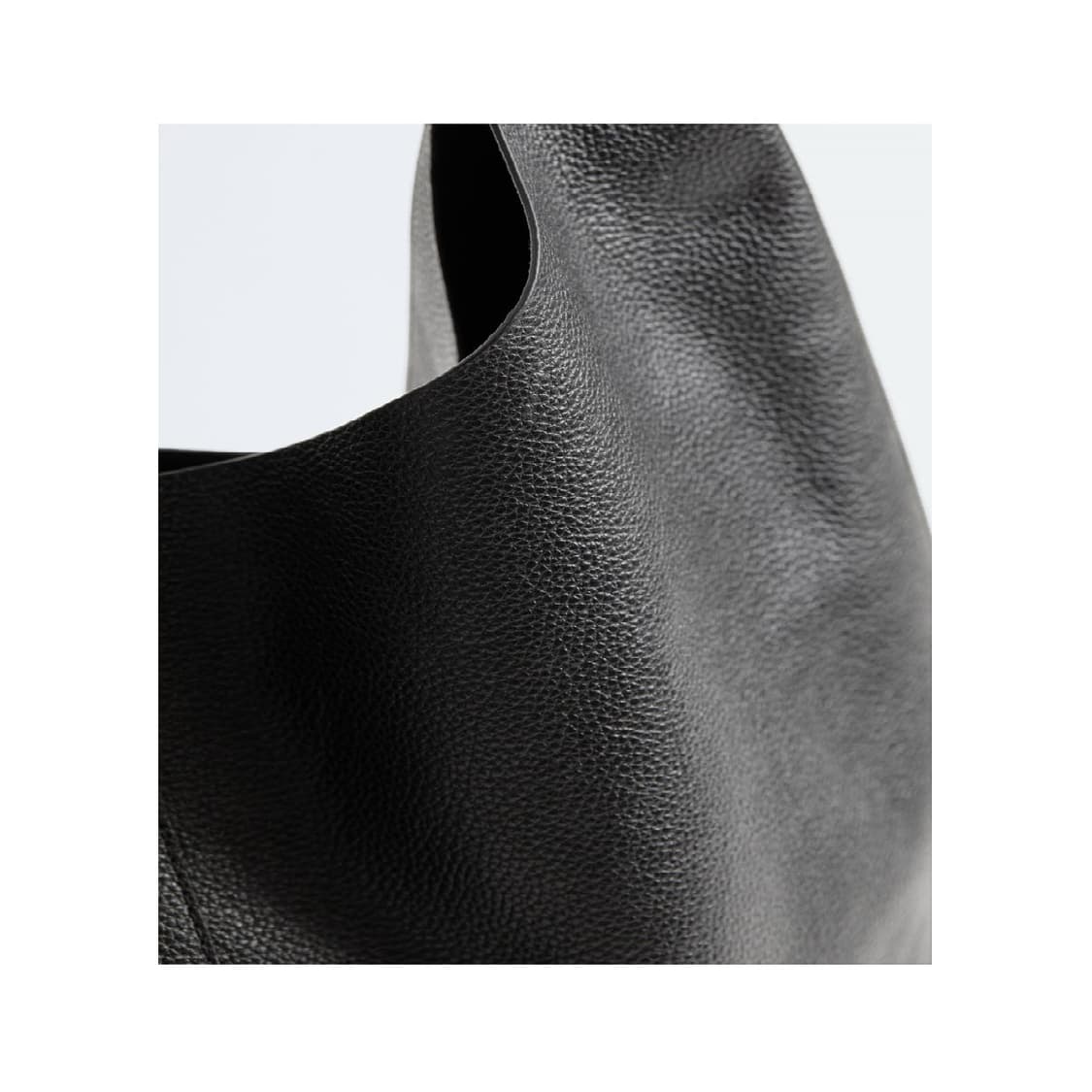 [OS] 앤아더스토리즈 라지 레더 토트백 블랙 상품이미지5