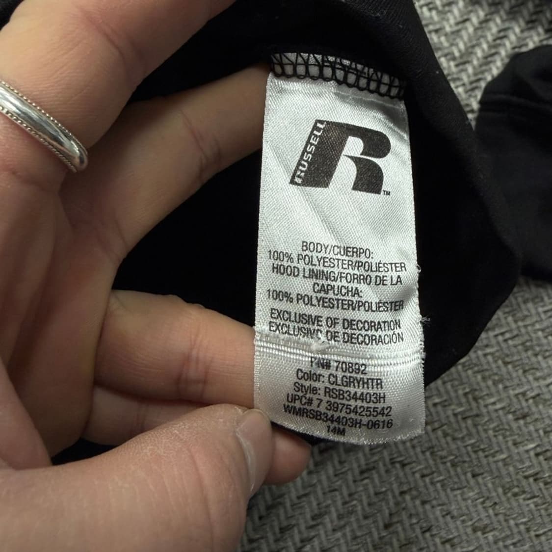 러셀 애슬레틱 배색 집업 v2150 상품이미지7