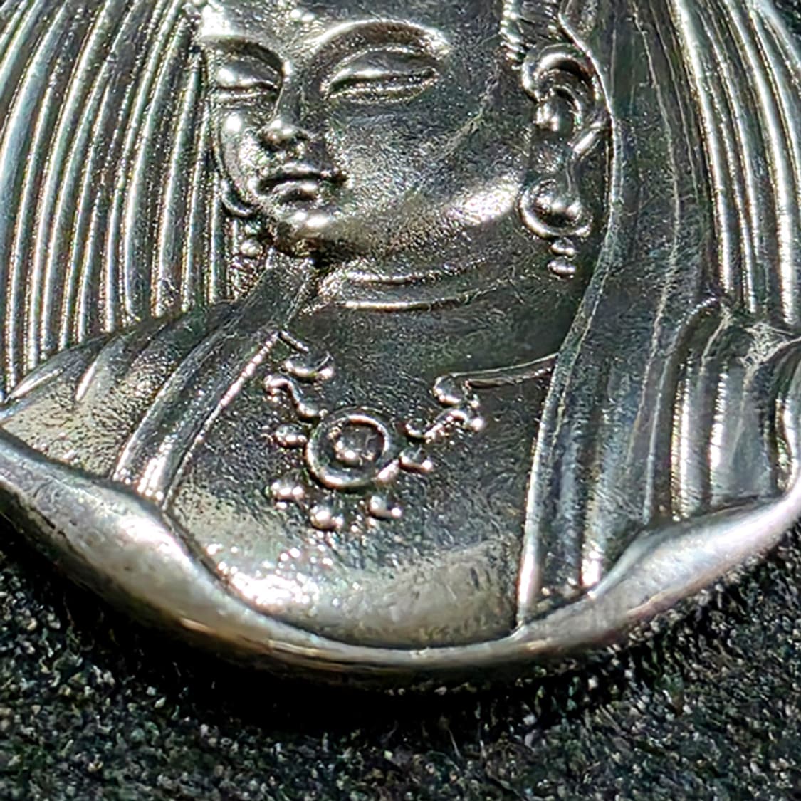 관세음보살 백동 펜던트 엔틱 선물 관음 불교 남자 목걸이 상품이미지2