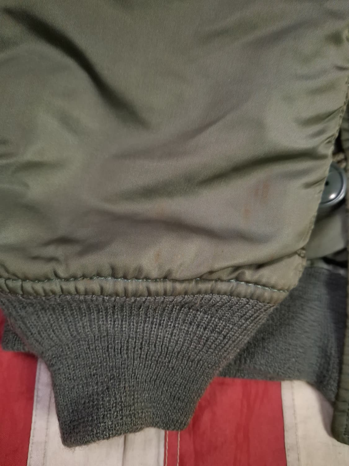 오리지날 80's 미공군 알파사 N-2B 항공자켓 상품이미지6