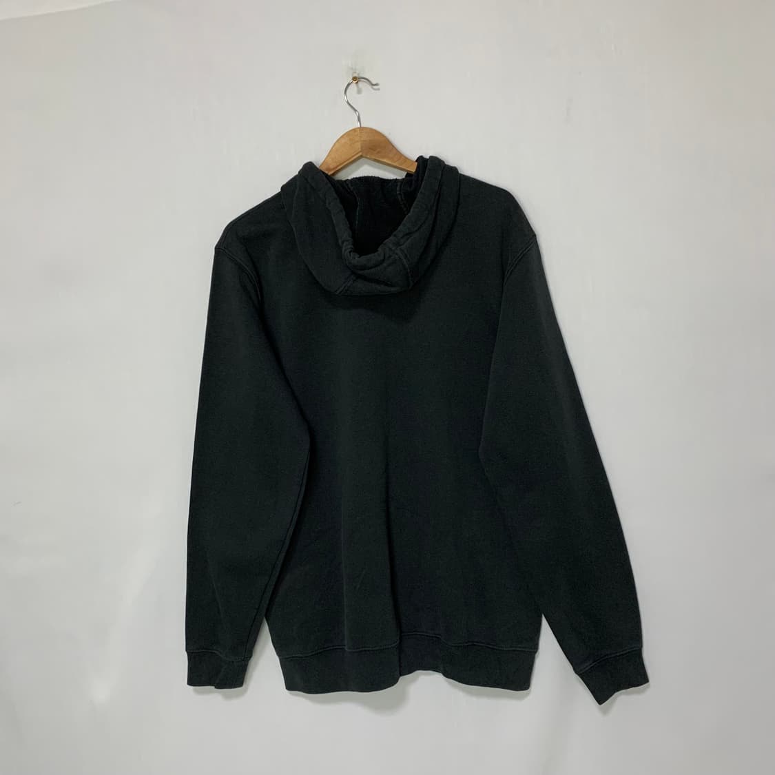 칼하트 빈티지 기모 블랙 차콜 후드티 M 남녀공용 상품이미지7