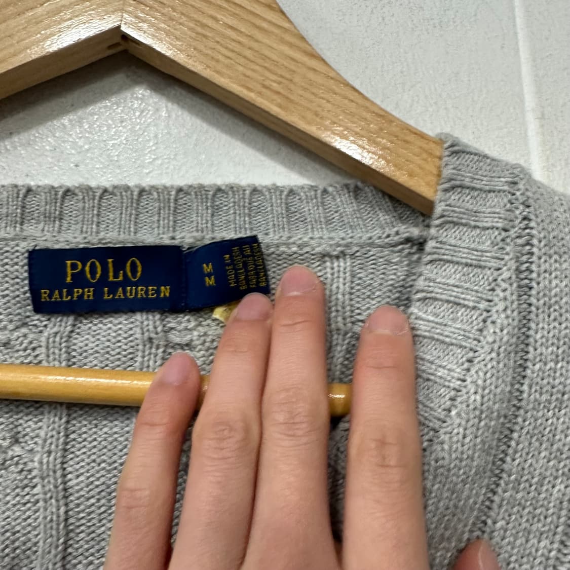 폴로 랄프로렌 꽈배기 니트 상품이미지5