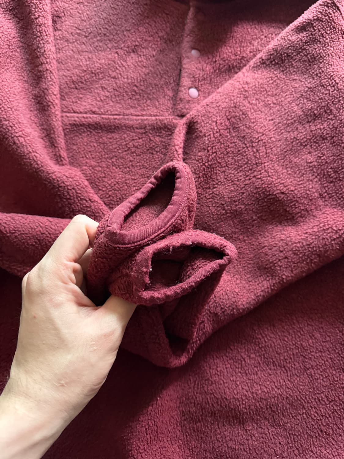 [s] 파타고니아 신칠라 스냅티 버건디 상품이미지2