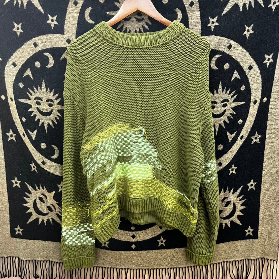 앤더슨벨 빈티지 아메카지 에스닉 히피 뜨개 니트 K0128 상품이미지4