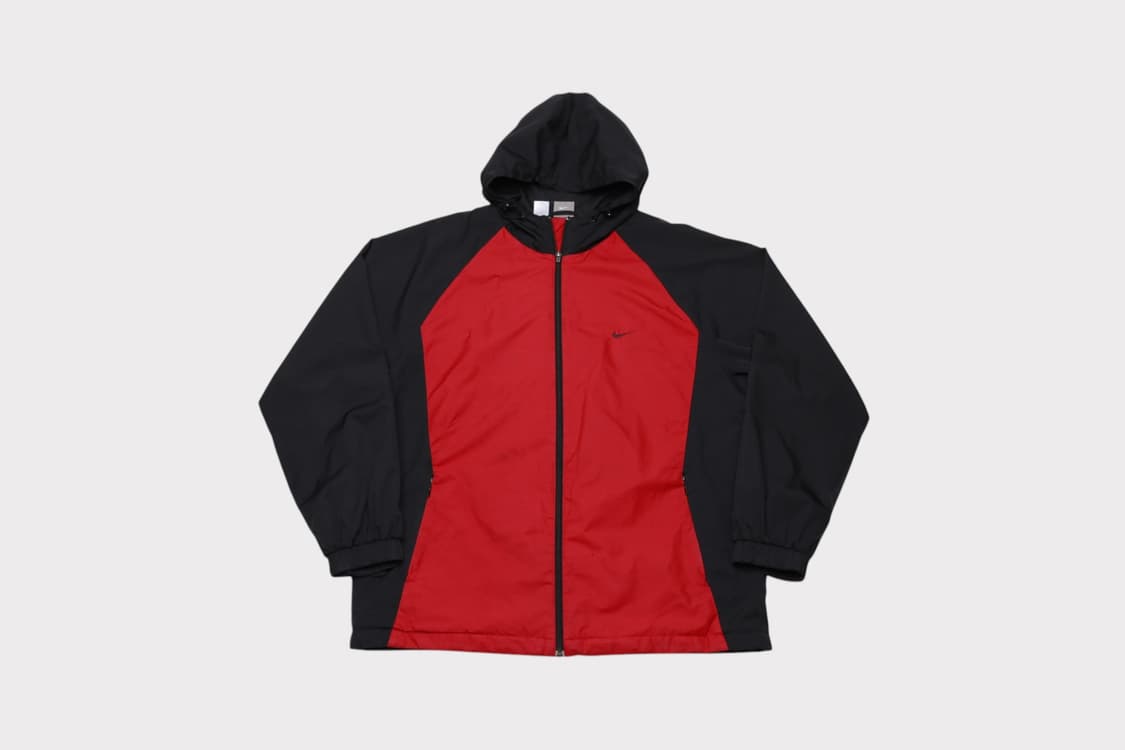 [XL] 00's 나이키 스우시 올드스쿨 바람막이 자켓 상품이미지1