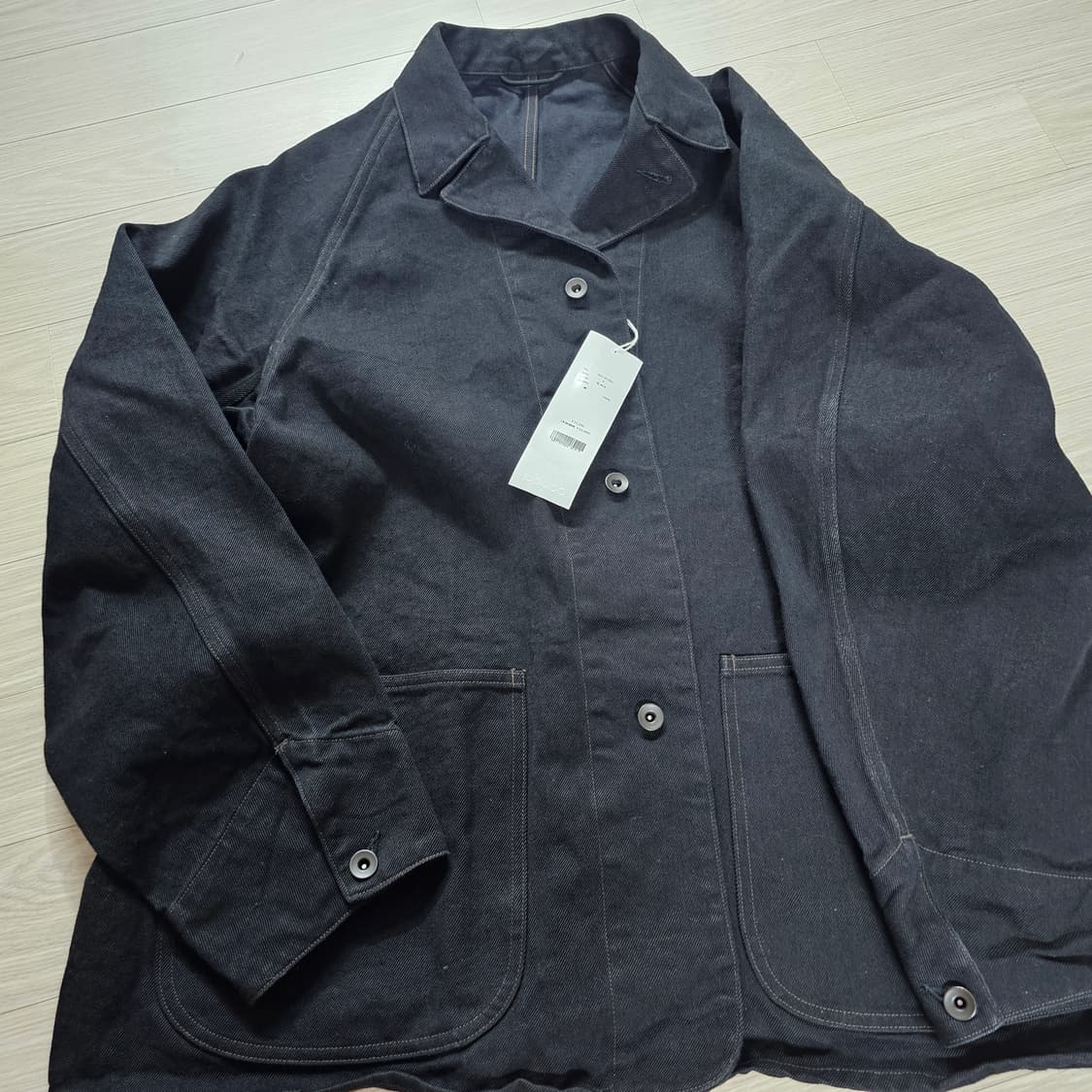 코모리 26ss 블랙데님 워크자켓 상품이미지1