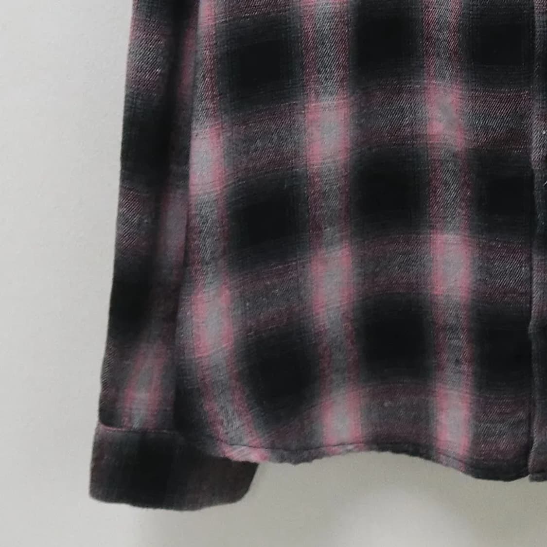 REVERE 핑크 체크 후드 셔츠 63277 상품이미지6