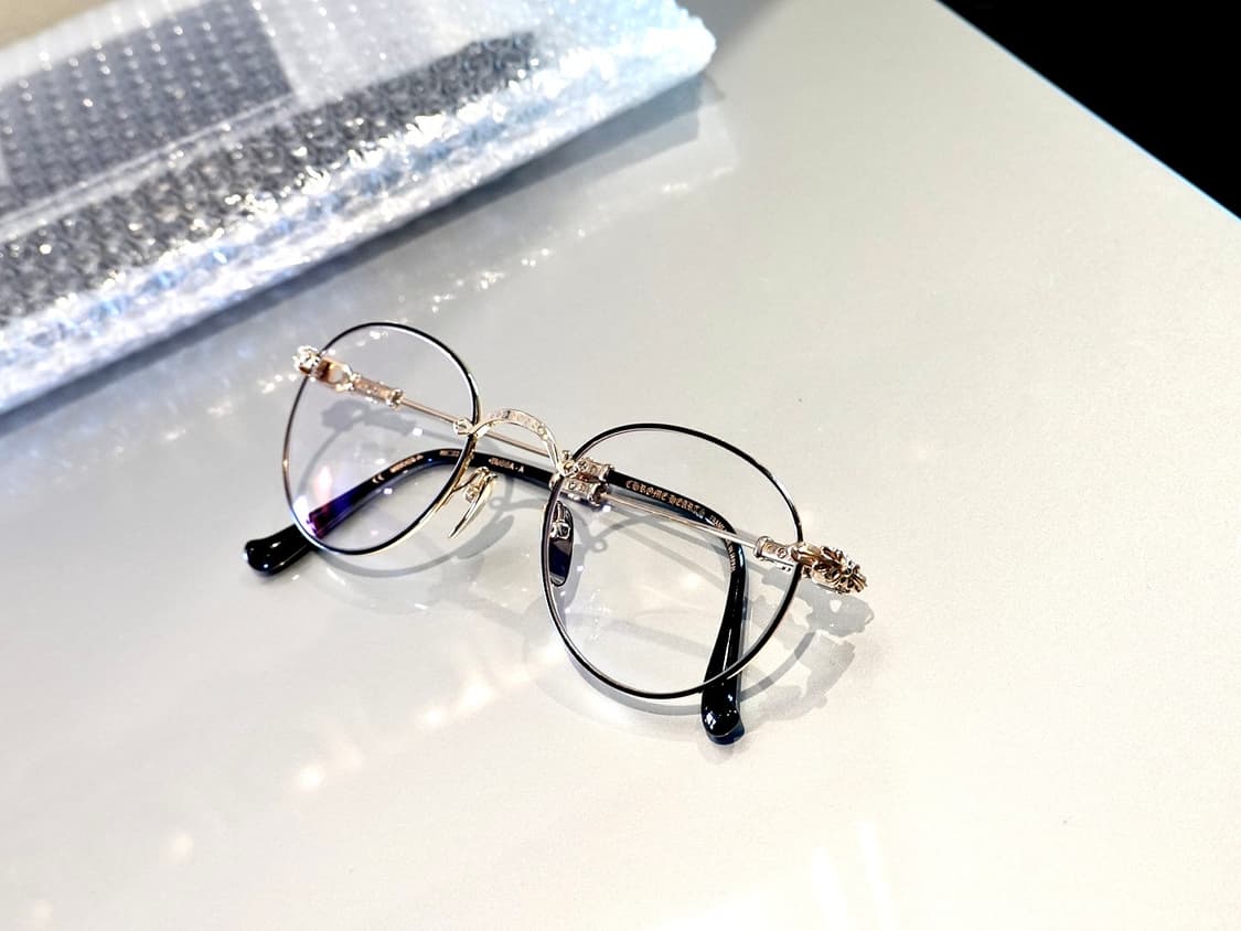 크롬하츠 부바A  맷블랙/골드 MBK/GP-P 안경 상품이미지1