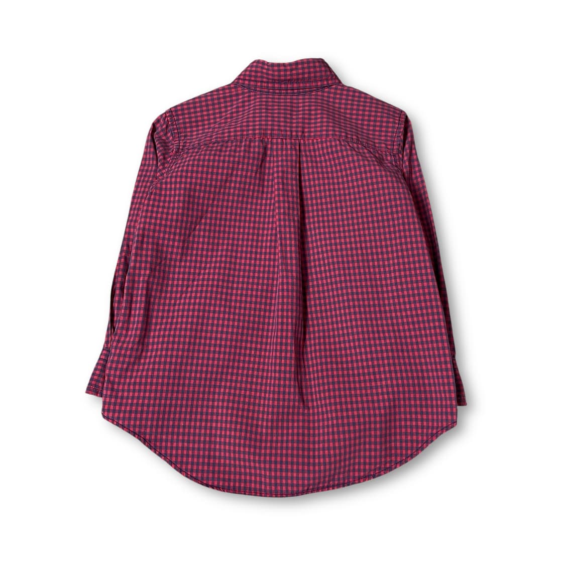 폴로랄프로렌 키즈 네이비 레드 킹엄체크 긴팔 셔츠 3 상품이미지2