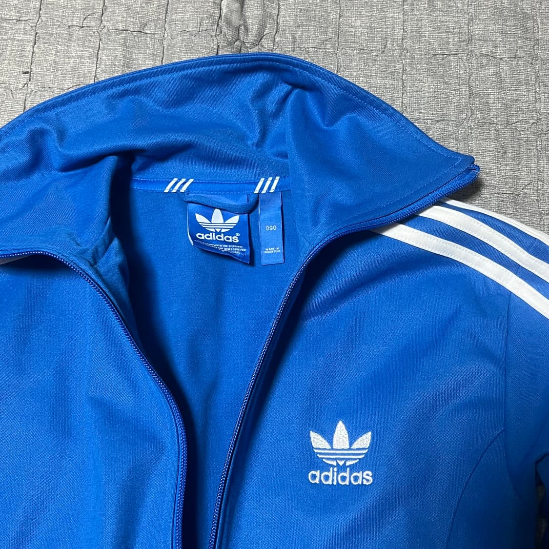 아디다스 유로파 져지 블루 90 집업 여성 파랑 츄리닝 Y2K 상품이미지2