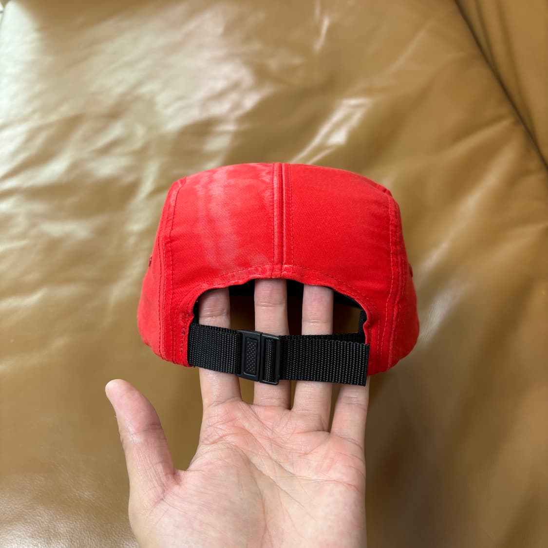 Supreme 슈프림 실크 레드 캠프캡 모자 (Silk Red) 상품이미지7
