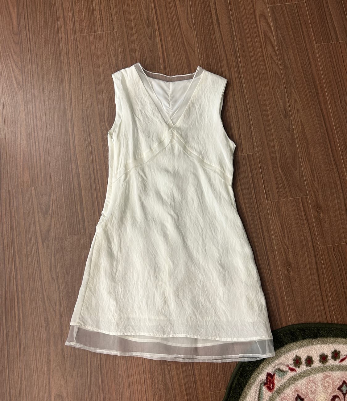 화이트 원피스 (새상품) 상품이미지3