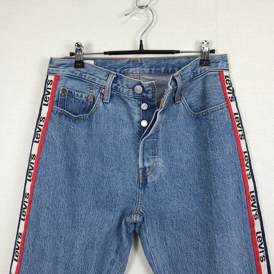 리바이스 Levi's 501 사이드라인 데님 청바지 여성28 상품이미지4