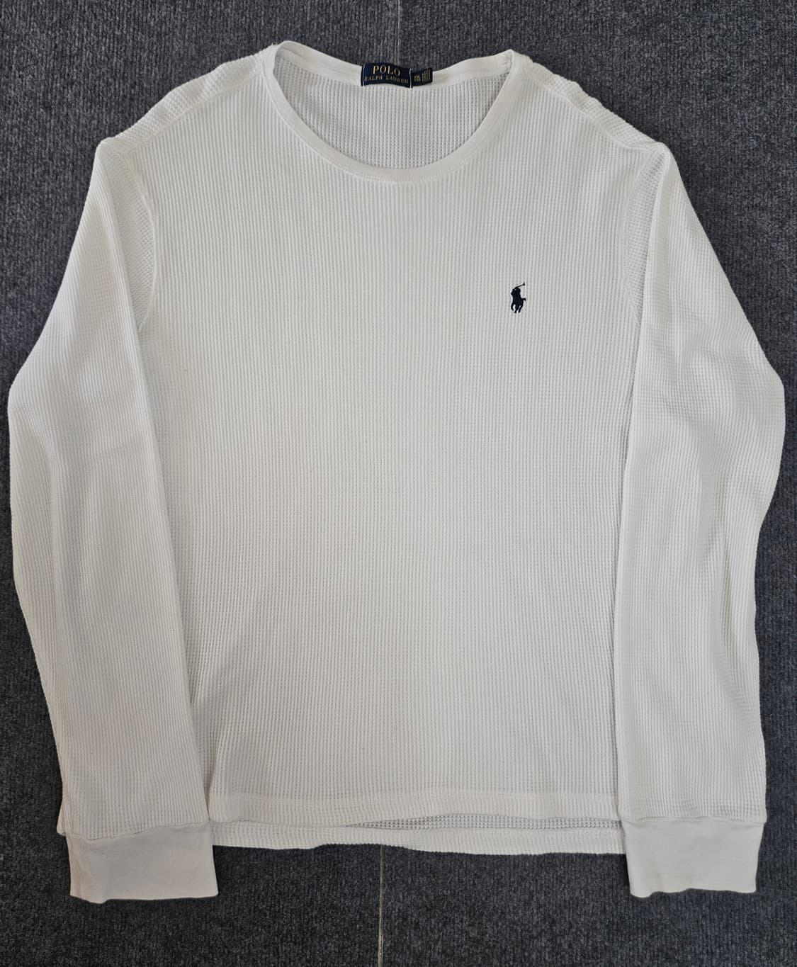 폴로 랄프로렌 화이트 와플셔츠 2XL 급처 상품이미지1