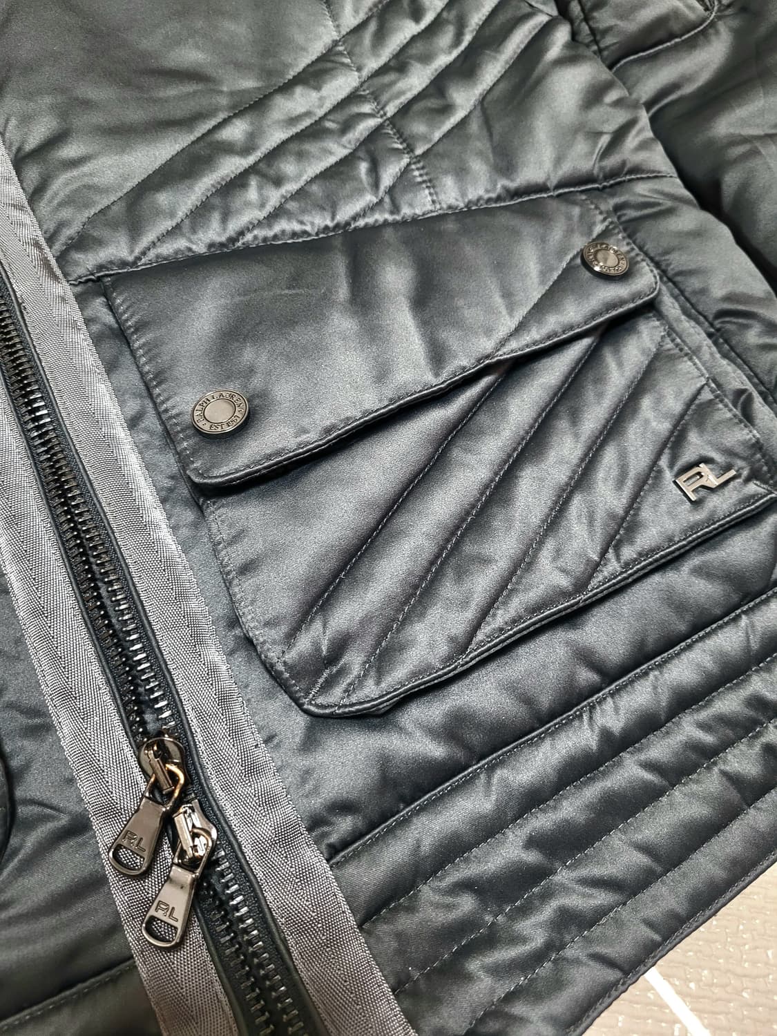 랄프로렌 골프 여성 뉴 엘우드 나일론 패딩 점퍼 S 상품이미지5