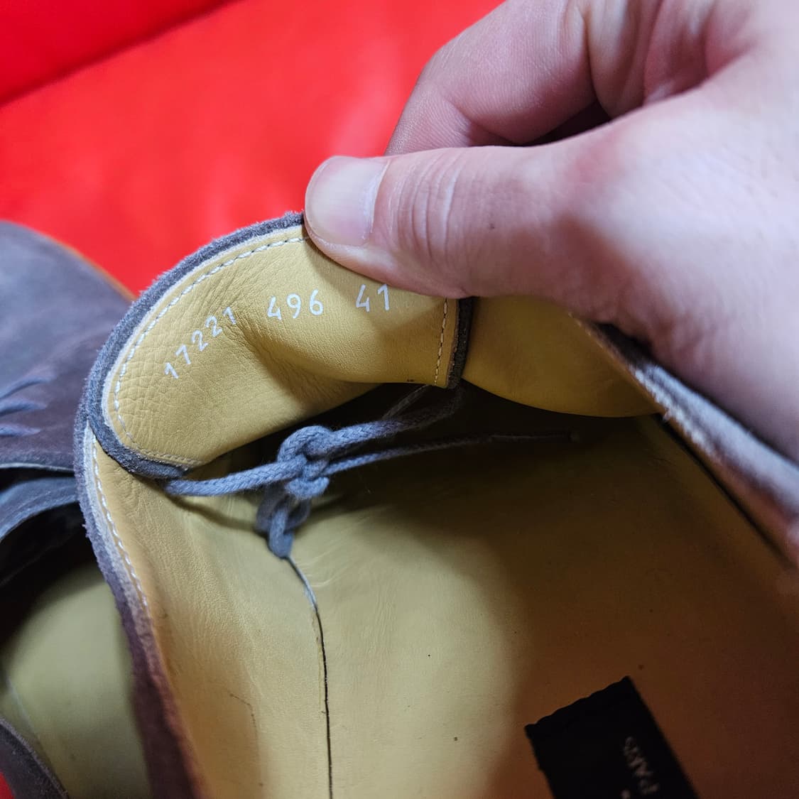 아페쎄(A.P.C)  스웨이드 레이스업 로퍼 41size 상품이미지8