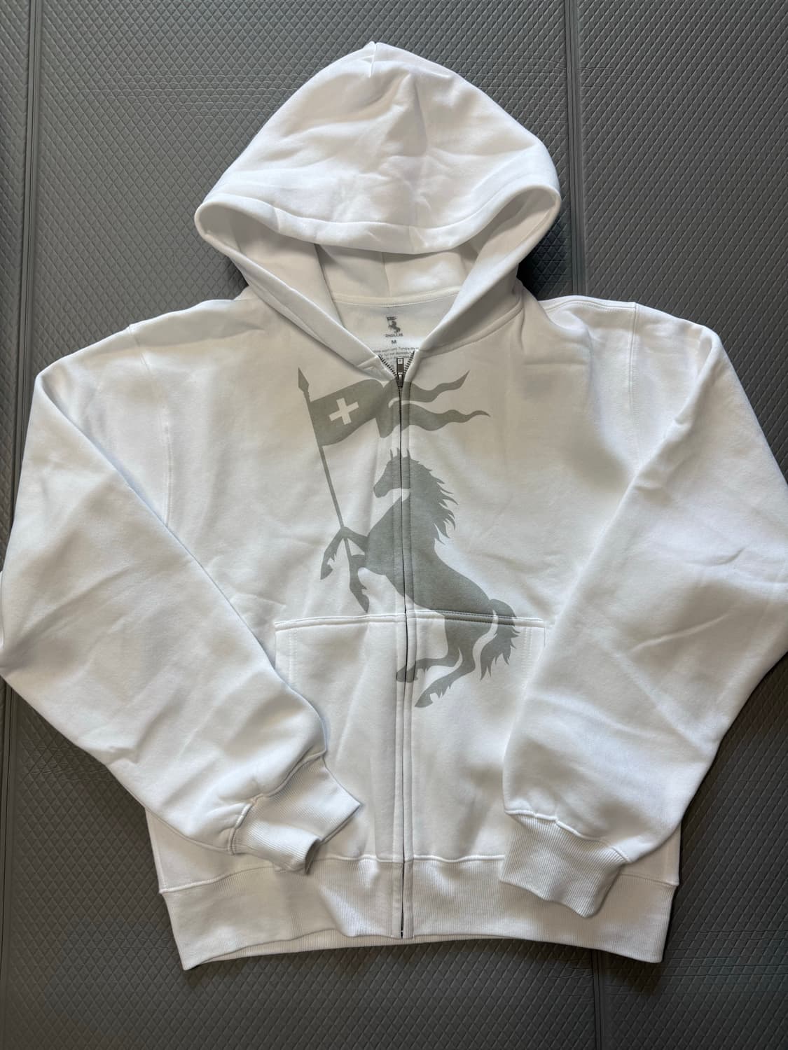 (M) 2hollis dateback grey 후드집업 상품이미지1