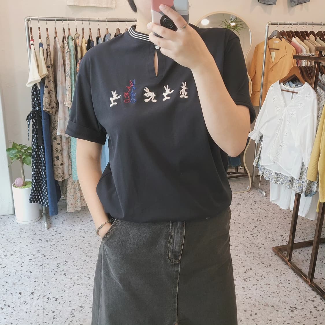 Green clubs 90's 루니툰 벅스버니 반팔티 상품이미지9