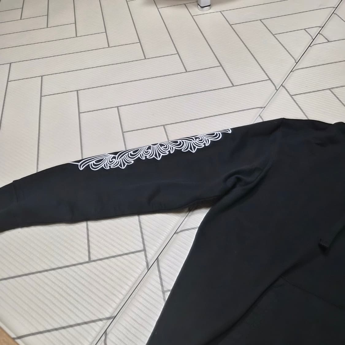 크롬하츠 홀스슈 플로랄 후드티 XL 상품이미지6