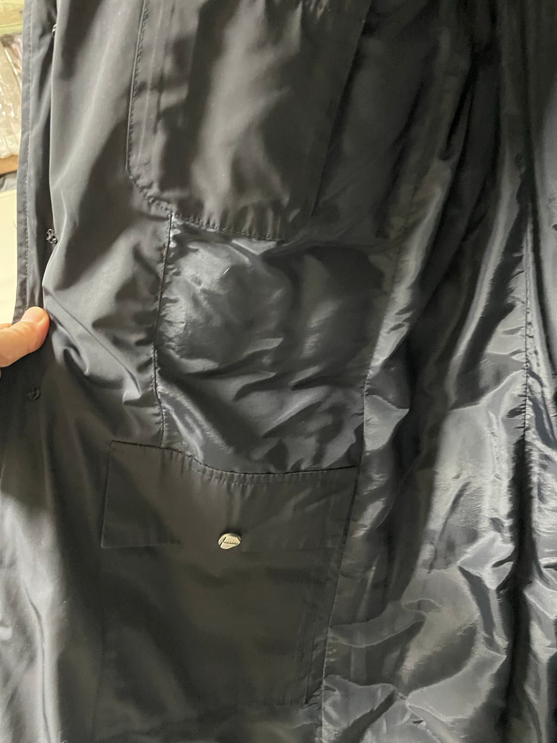 BESLOW 남성 네이비 패딩 코트 100 상품이미지4