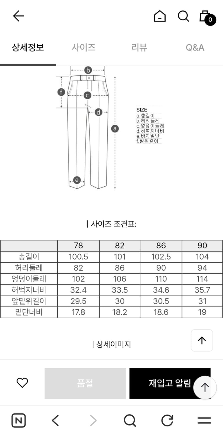 에피그램 5포켓 코듀로이 팬츠 상품이미지5