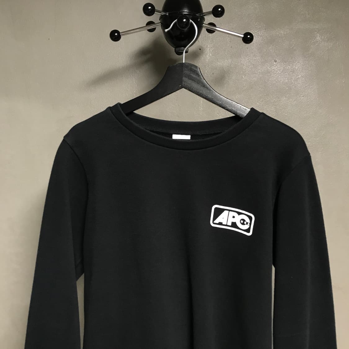APC 아페쎄 맨투맨 블랙 S(W) 상품이미지2