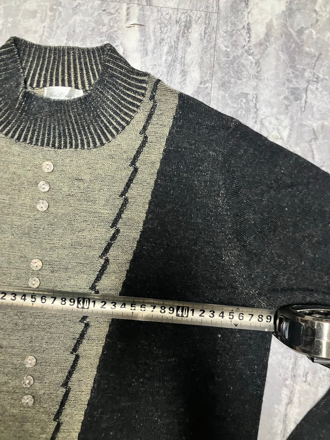 일본빈티지 Totlcdys 올드스쿨아메카지 혁오풍 90s 니트스웨터 상품이미지2