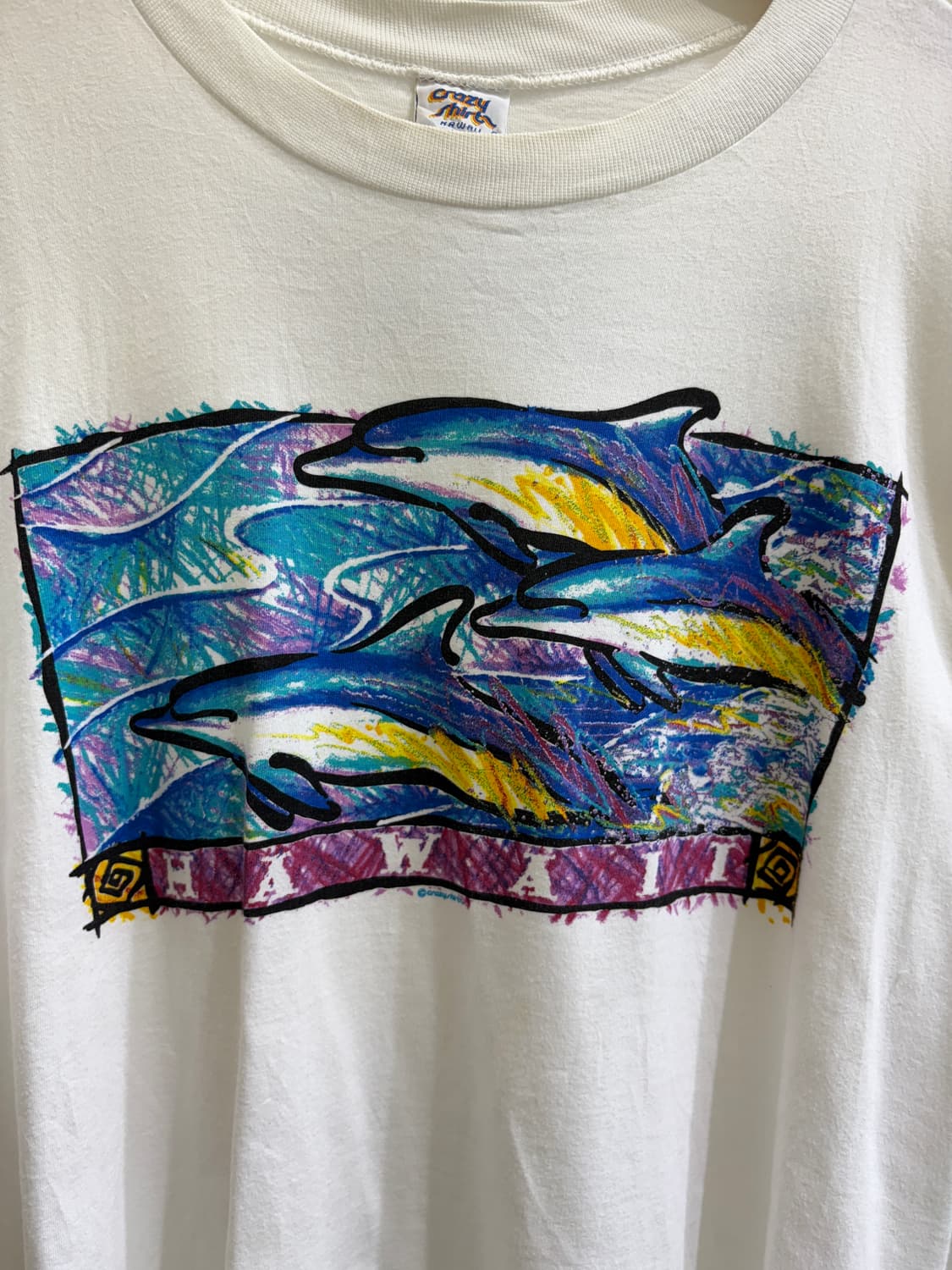 90's CRAZY SHIRT (Made in USA) 반팔티셔츠 상품이미지5