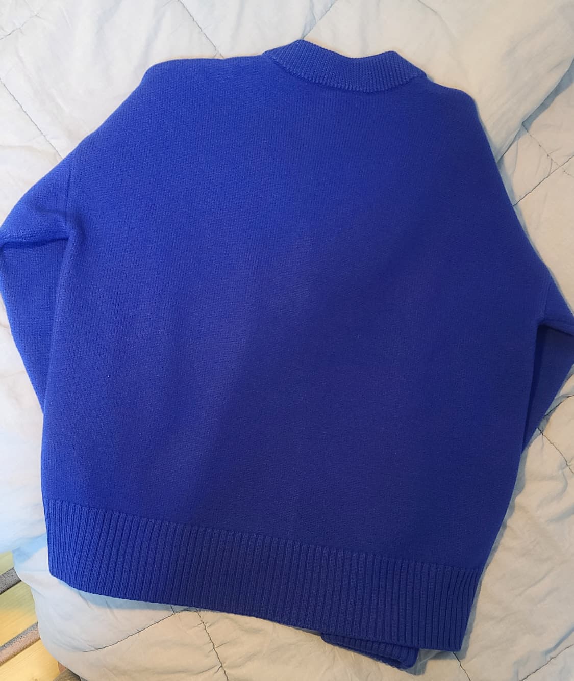 [M] 아미 인타르시아 가디건 로얄 블루 상품이미지2