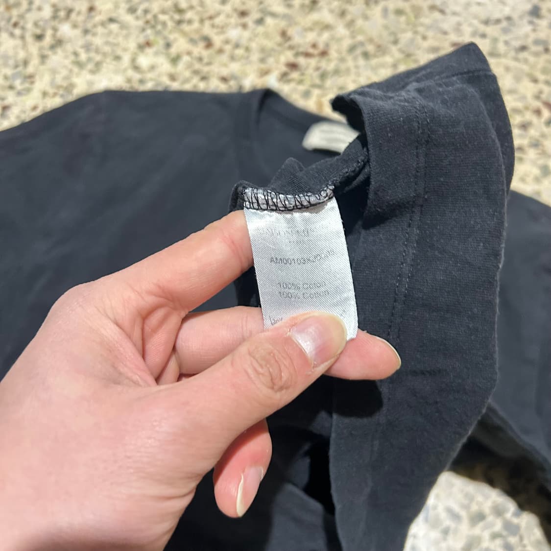 매종 키츠네(Maison kitsune) 블랙 폭스로고 반팔티 상품이미지5