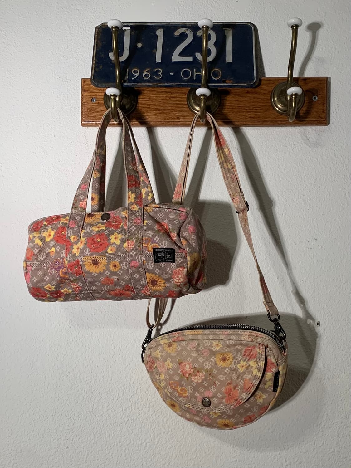 포터 빔즈보이 플라워 패턴 토트백 상품이미지9