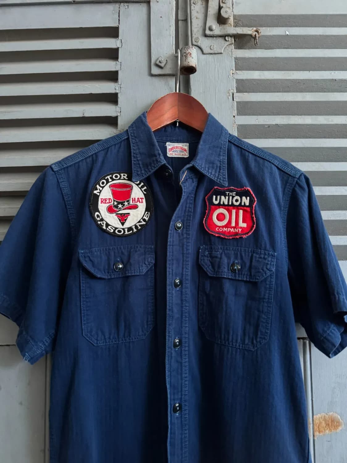 [S]조 맥코이 8HOUR UNION 헤링본 워크셔츠 상품이미지1