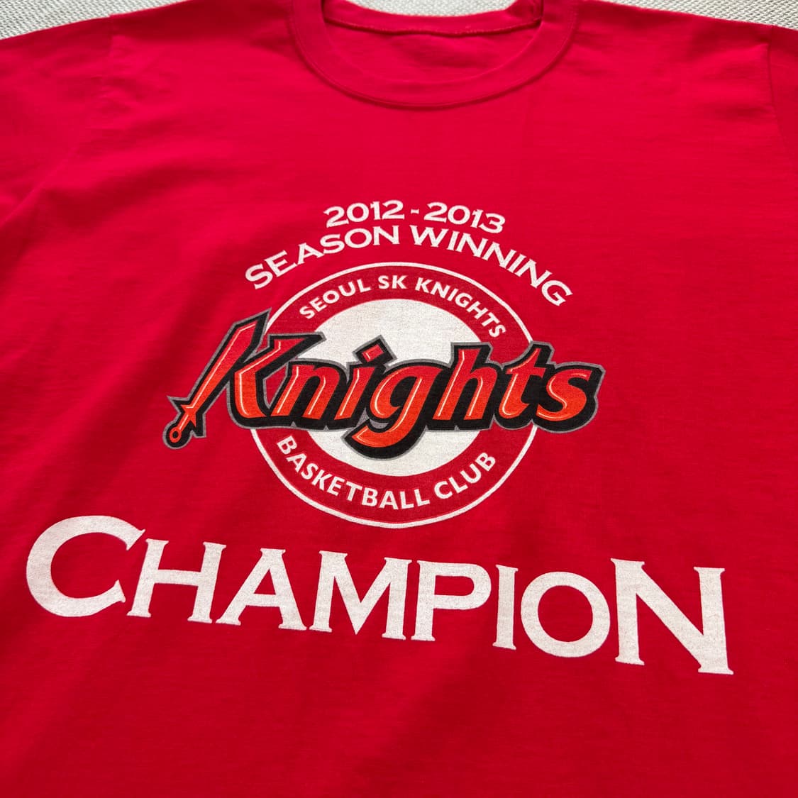SK 나이츠 챔피언 반팔 티셔츠 상품이미지2