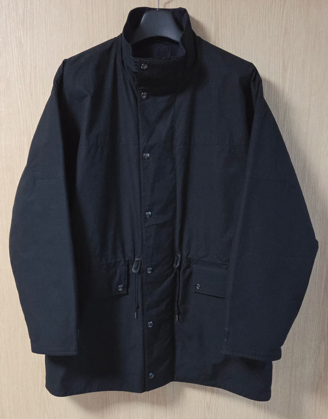 (착샷) 캡틴선샤인 코튼 필드 자켓 24fw 블랙 상품이미지2