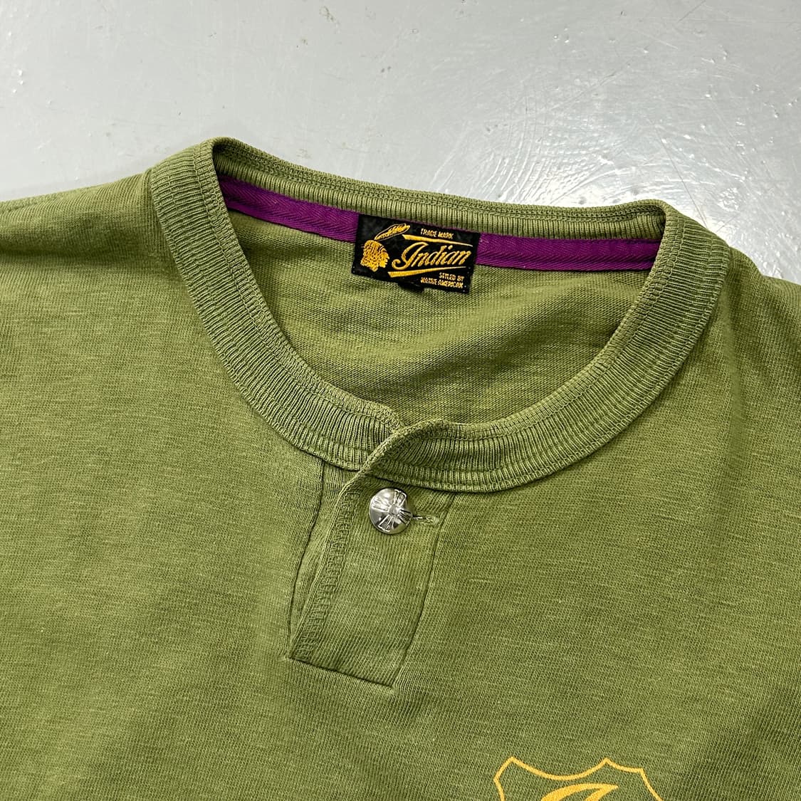 인디언 모터사이클 콘초 프린팅 롱슬리브  상품이미지5