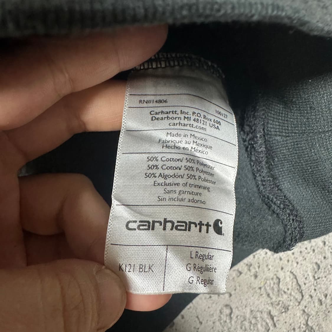 ✨ (바배) 칼하트 미드웨이트 기모 후드티 상품이미지4