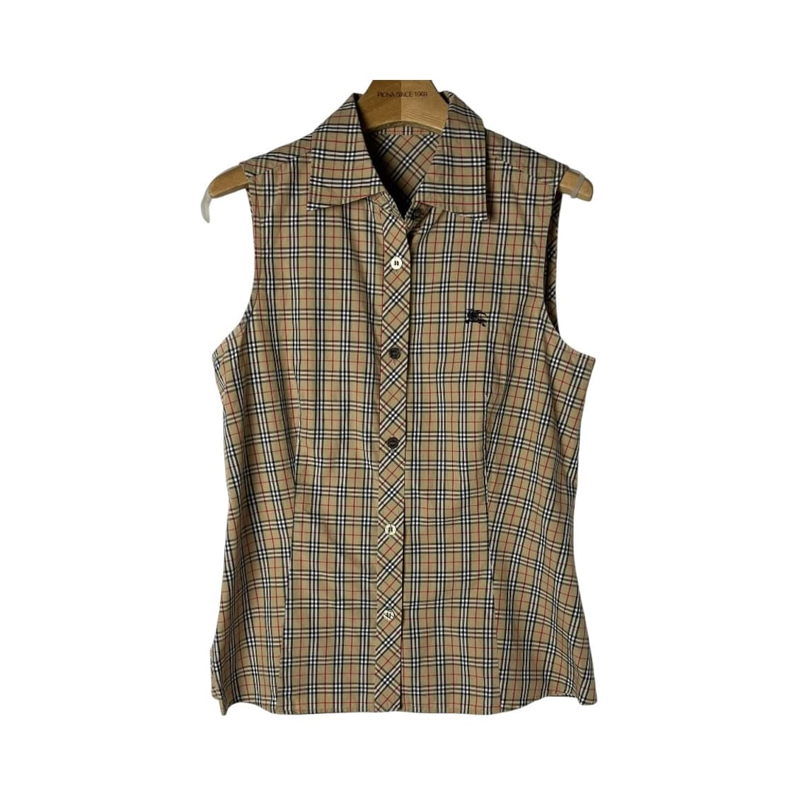 [Burberry] 버버리 블루라벨 노바체크 셔츠 슬리브리스 상품이미지1