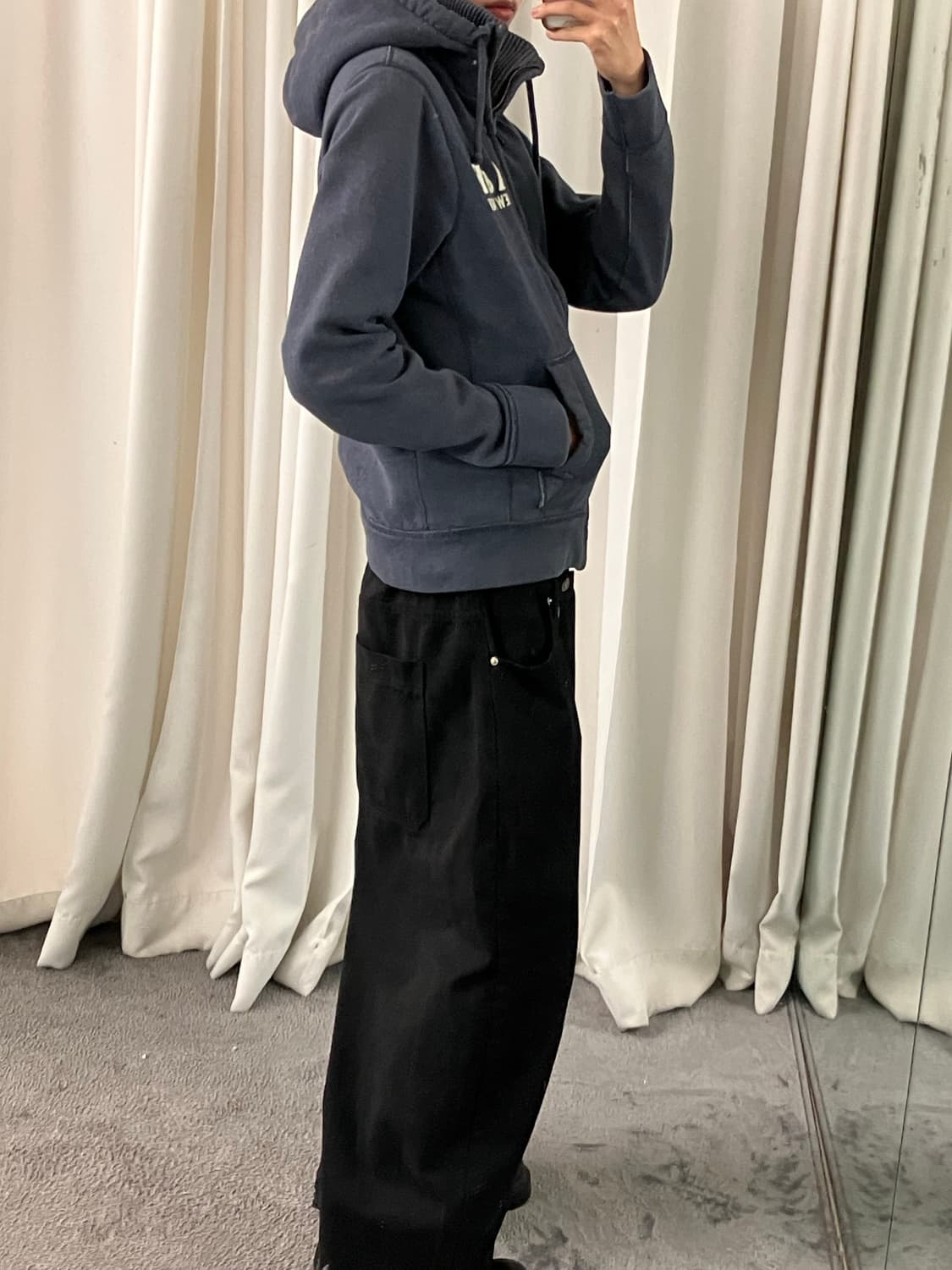 아베크롬비 하이넥 울프죠 후드집업 M 상품이미지6