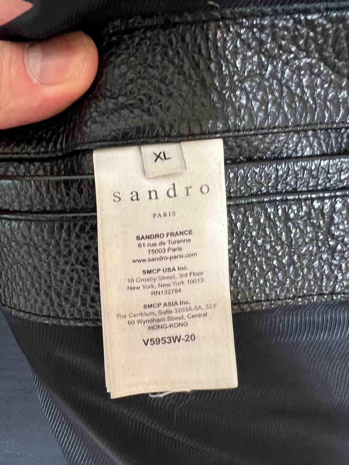 산드로옴므 라이더자켓 상품이미지3