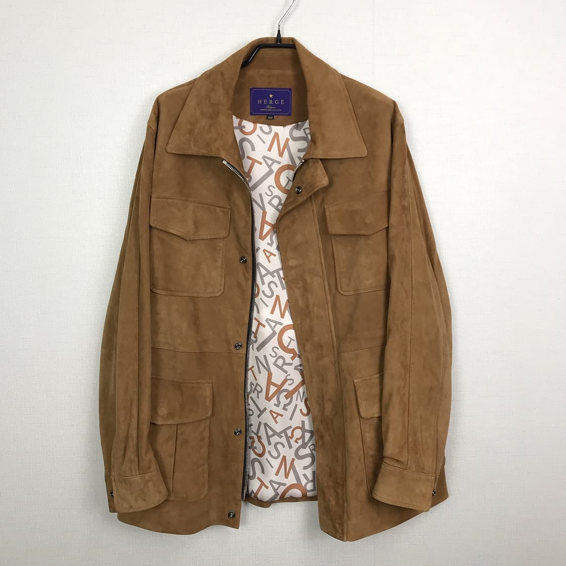 HERGE 염소가죽 스웨이드 자켓 남성100 상품이미지2