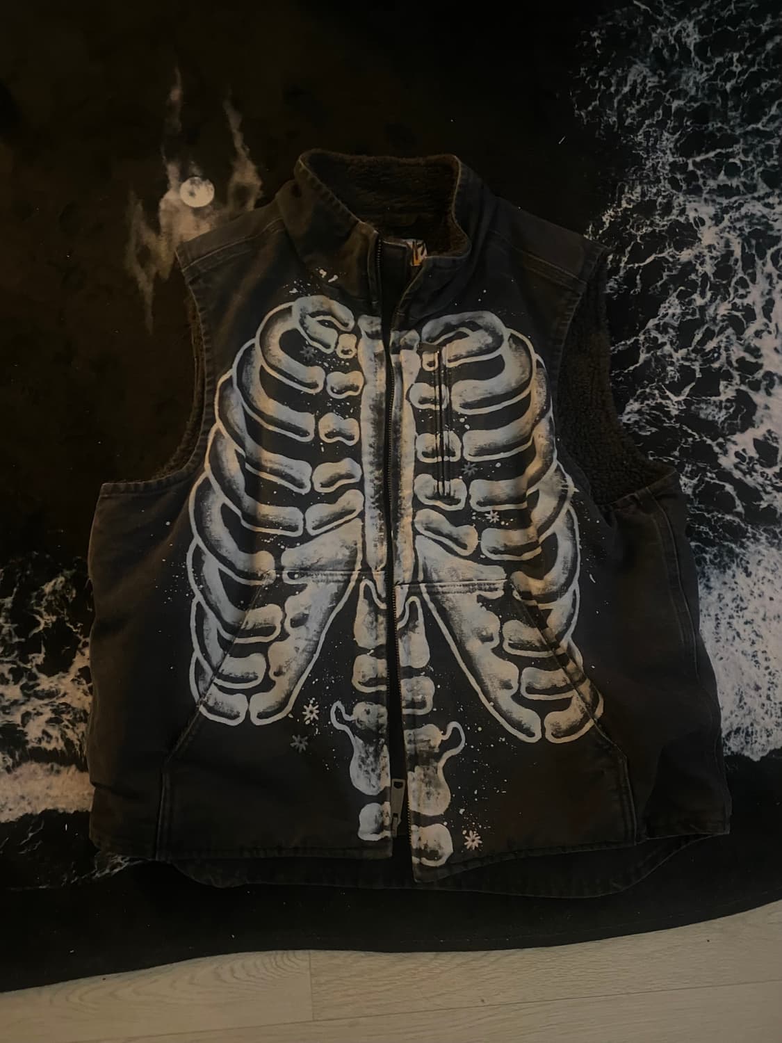 딘착용) 칼하트 커스텀 본데님 베스트 상품이미지3